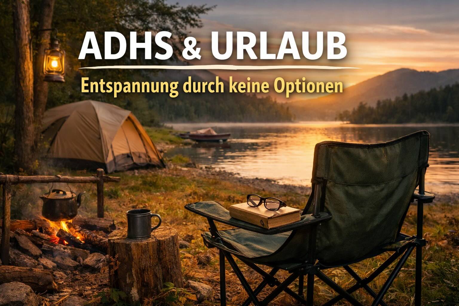 Urlaub mit ADHS: Warum weniger Möglichkeiten mehr Erholung bringen